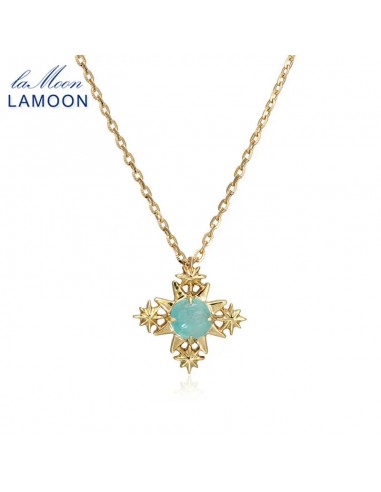 925 Sterling Silver Apatite Necklace for Women Livraison rapide