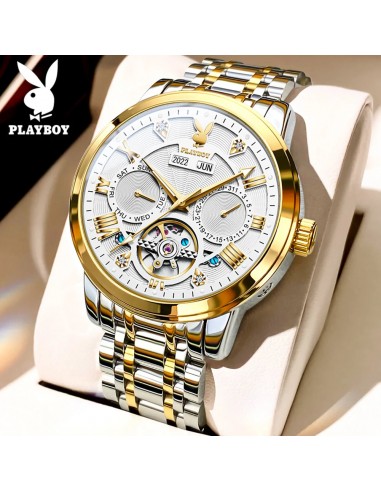 Stainless Steel Automatic Mechanical Watch for Men Dans la société mordern