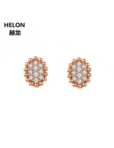 14k Rose Gold SI/H Natural Diamond Stud Earrings for Women Le MVP de beaucoup