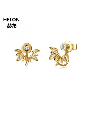 18k Yellow Gold 0.50CT SI/H Diamond Stud Earrings for Women Toutes les collections ici