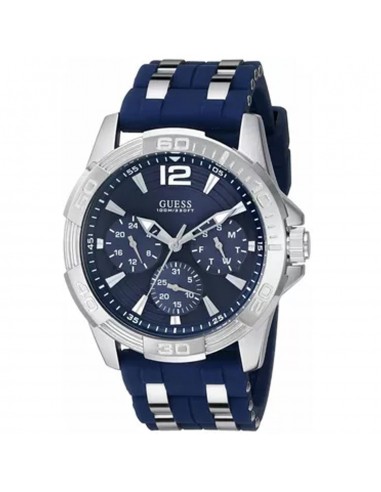 Guess Men's Multi-Function Blue Dial solde