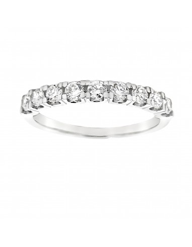 Lab Grown Diamond Wedding Band Ring 10KT White Gold commande en ligne