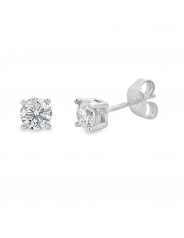 .62ct Lab Grown Diamond Stud Earrings Sterling Silver les muscles