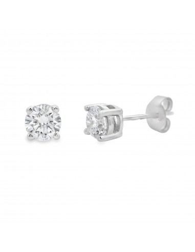 .75ct Lab Grown Diamond Stud Earrings 10KT White Gold prix pour 