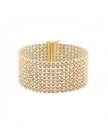 14k Two Tone Gold Red Carpet Bracelet (25.40 mm) en ligne