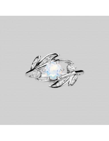 FAWN. Opal Silver Leaf Ring Venez acheter