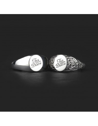 TILL DEATH. Promise Signet Ring acheter en ligne