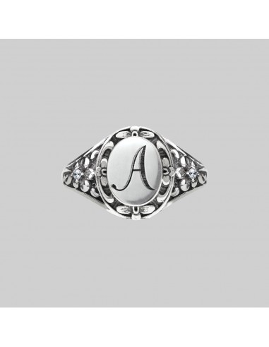 DARK GARDEN. Ornate Initial Ring (A - M) Comparez et commandez 