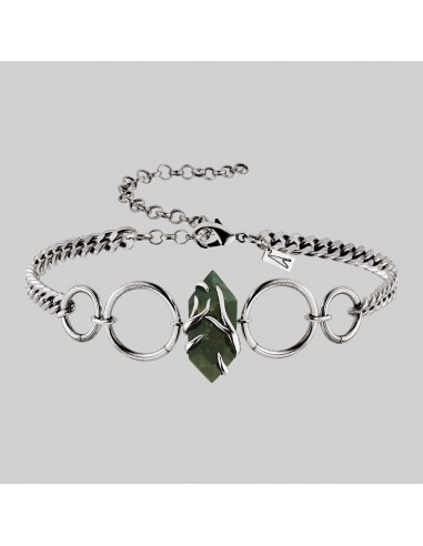 The Swamp Roots Gemstone Choker - Silver 2024