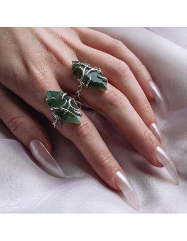 The Swamp Roots Gemstone Ring - Silver offre 