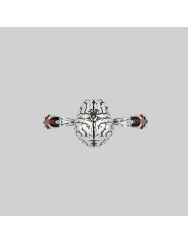 ALL MY MIND. Anatomical Brain Ring - Silver ouvre sa boutique