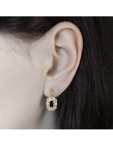 DECO. Skull & Black Spinel Statement Earrings - Gold du meilleur 