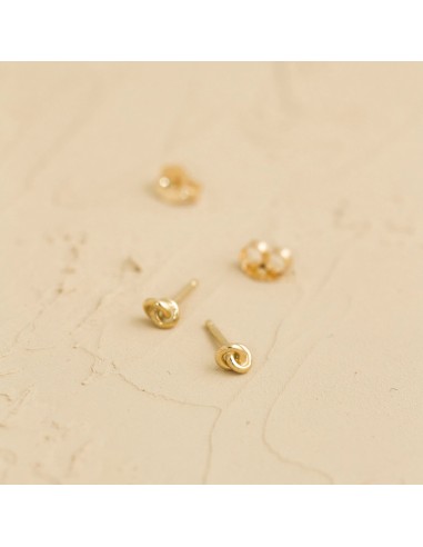 Knot Stud Earrings – 14k Yellow Gold sélection de produits