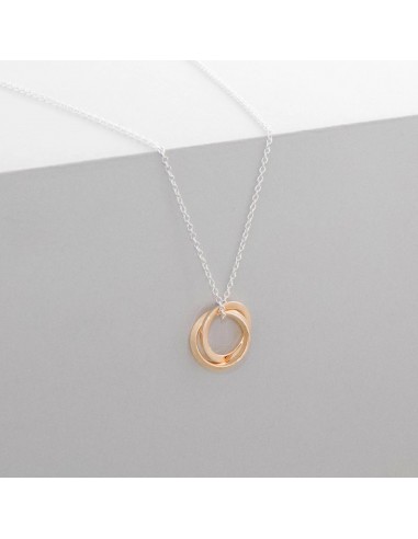 Union Necklace – 14k Gold Plated & Sterling Silver livraison gratuite