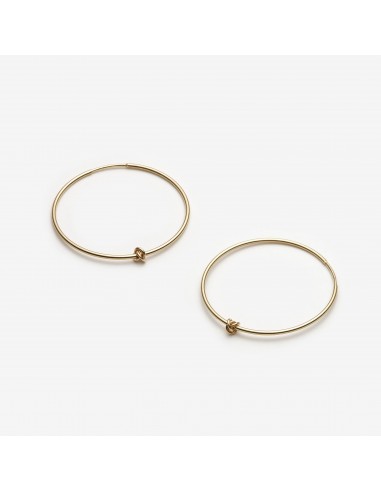 10k Yellow Gold Prélude Hoop Earrings - 29mm Jusqu'à 80% De Réduction