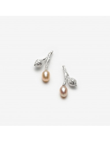 Bloom Stud Earrings - Sterling Silver basket pas cher