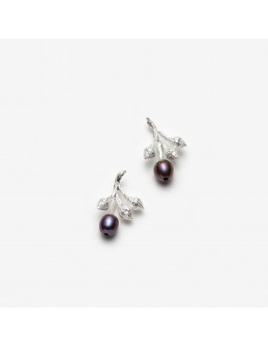 Bouquet Stud Earrings - Sterling Silver pas cher