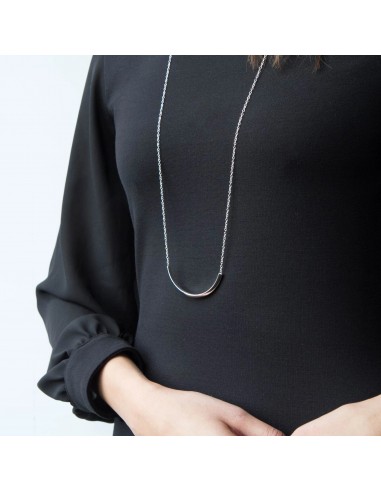 Collier ligne Arc – Argent sterling les ligaments